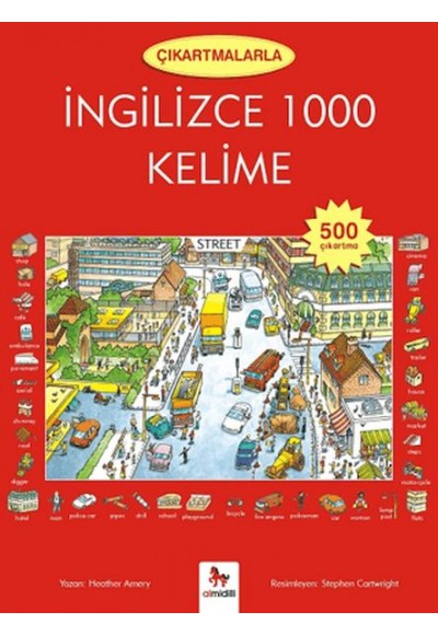 Çıkartmalarla İngilizce 1000 Kelime (500 Çıkartma)