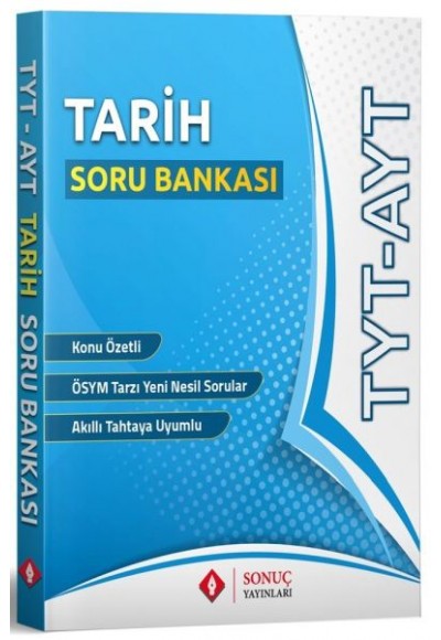 Sonuç TYT AYT Tarih Soru Bankası 2019-2020 (Yeni)