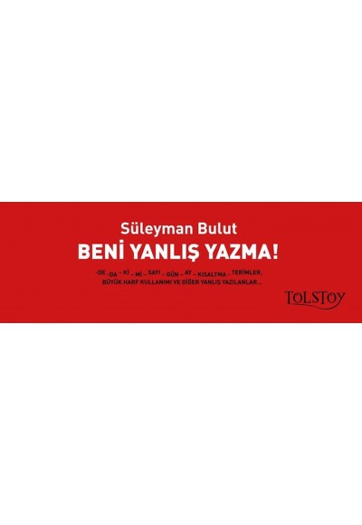 Beni Yanlış Yazma!-Küçük Boy