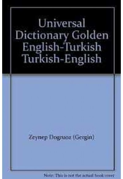 Golden Print Cep Sözlüğü / English-Turkish / Turkish-English (Plastik Kapak)