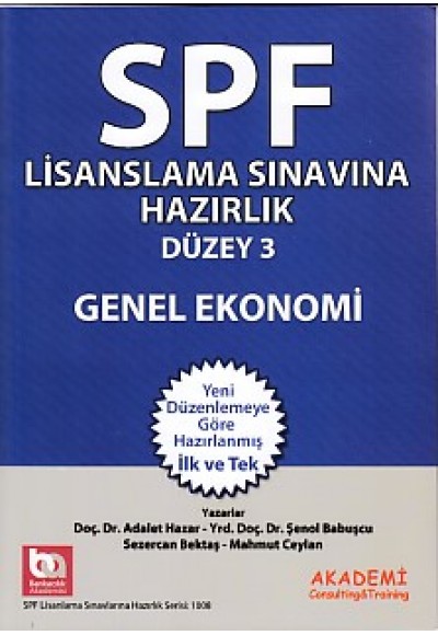 SPF Lisanslama Sınavlarına Hazırlık Düzey 3 Genel Ekonomi