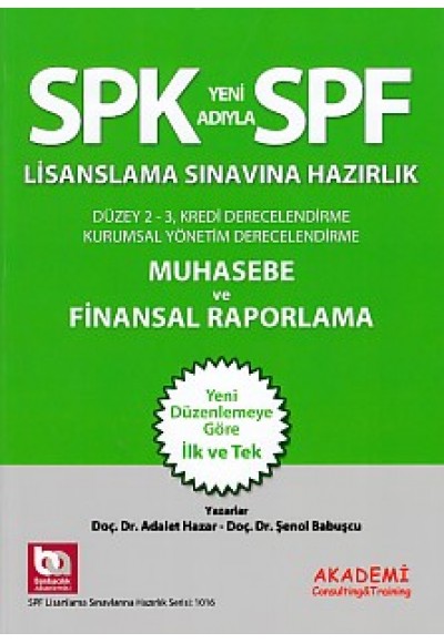 SPK-SPF Muhasebe ve Finansal Raporlama