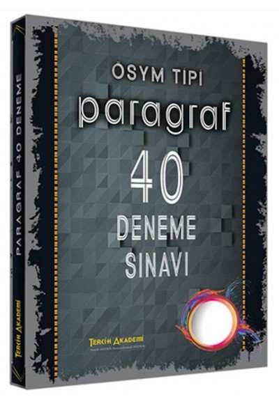 Tercih Akademi 2018 ÖSYM Tipi Paragraf 40 Deneme Sınavı