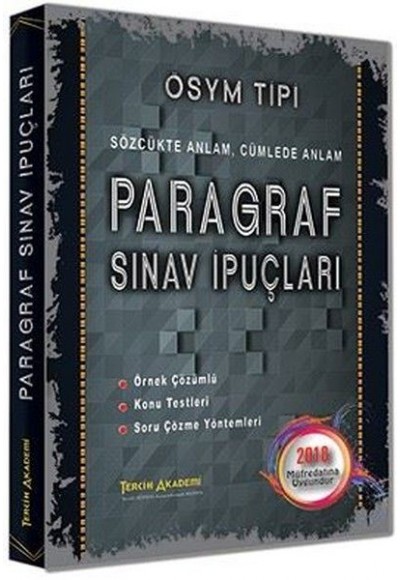 Tercih 2018 Paragraf Sınav İpuçları