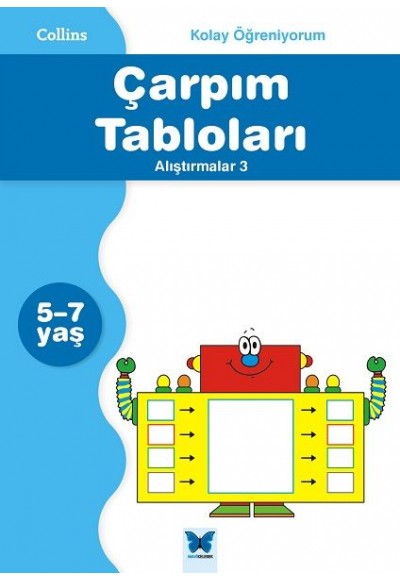 Collins Kolay Öğreniyorum - Çarpım Tabloları Alıştırmalar 2 (5-7 Yaş)