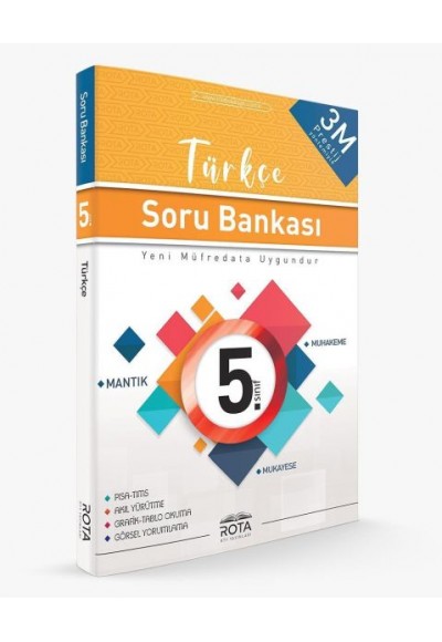 Rota 5. Sınıf Türkçe Soru Bankası 3M Prestij(Yeni)