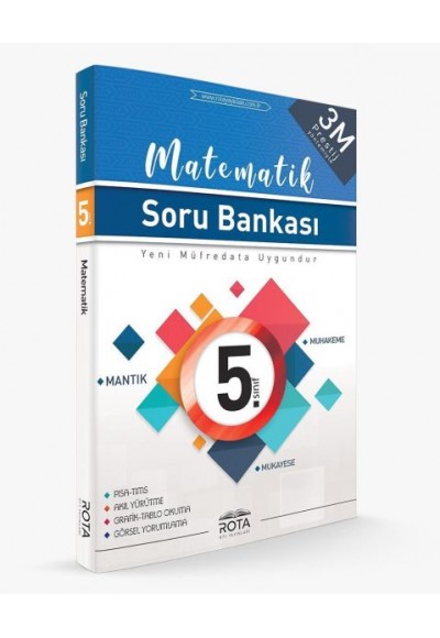 Rota 5.Sınıf Matematik Soru Bankası 3M Prestij(Yeni)