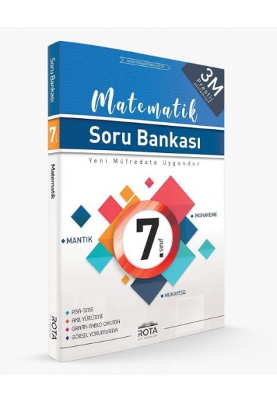 Rota 7. Sınıf Matematik Soru Bankası 3M Prestij(Yeni)