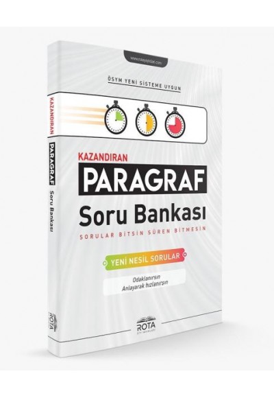 Rota Paragraf Kazandıran Soru Bankası (Yeni)