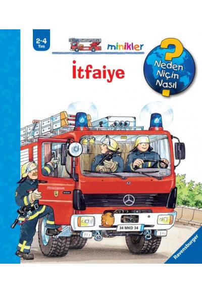 Ravensburger Minikler Serisi - İtfaiye (Ciltli)