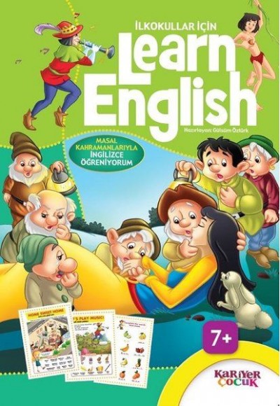 İlkokullar İçin Learn English - Yeşil