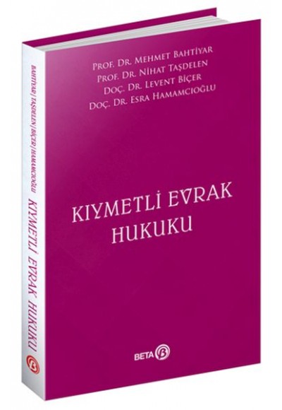 Kıymetli Evrak Hukuku