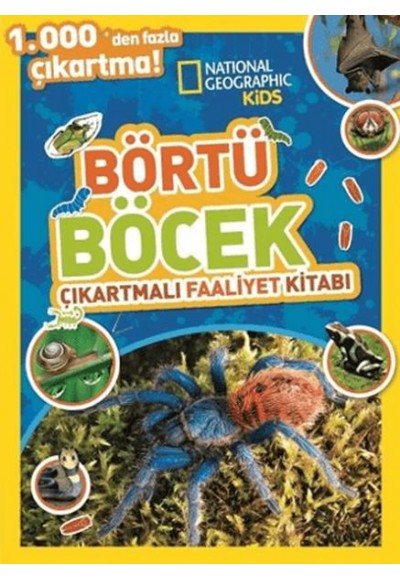 National Geographic Kids Börtü Böcek Çıkartmalı Faaliyet Kitabı