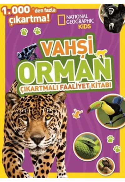 National Geographic Kids Vahşi Orman Çıkartmalı Faaliyet Kitabı