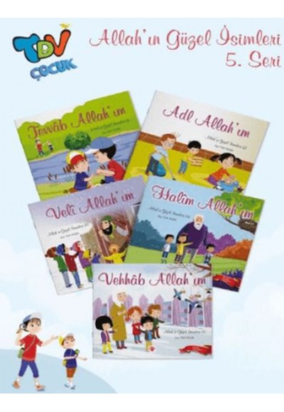 Allahın Güzel İsimleri 5. Seri Seti - 5 Kitap Takım