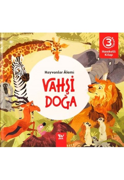 Hareketli Kitap 3d Hayvanlar Alemi Vahşi Doğa