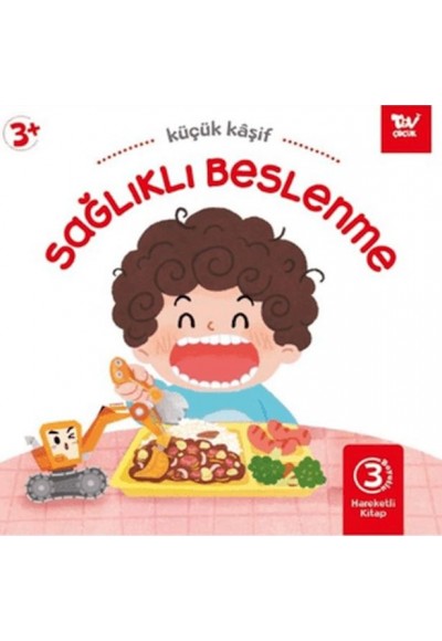 Hareketli Kitap 3d Küçük Kaşif Sağlıklı Beslenme