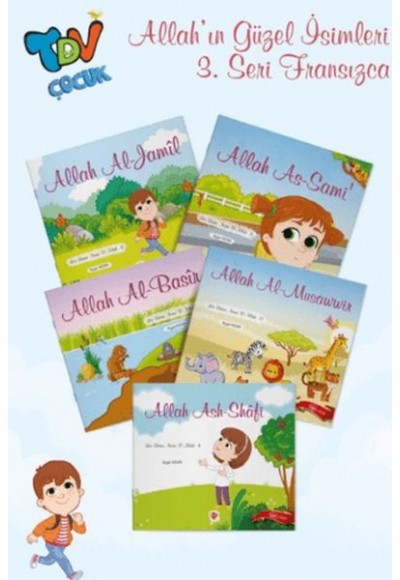 Les Beaux Noms D' Allah ( Allahın Güzel İsimleri 3 Set 5 Kitap )