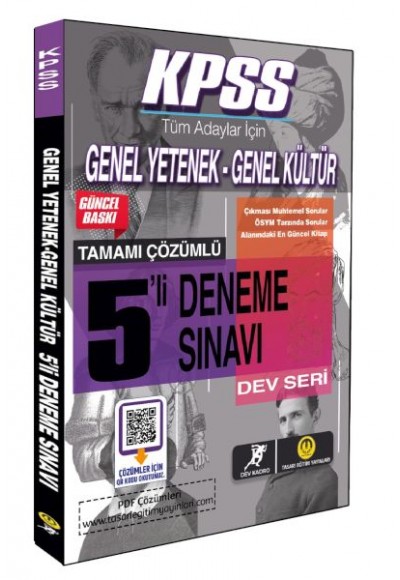 Kpss Genel Yetenek- Genel Kültür 5 Çözümlü Deneme