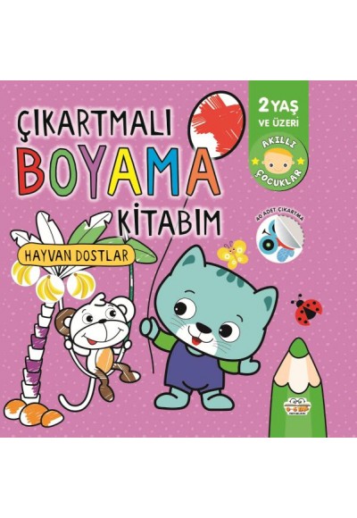 Çıkartmalı Boyama Kitabım Hayvan Dostlar