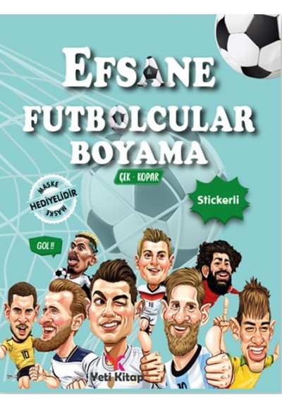 Efsane Futbolcular Boyama Kitabı