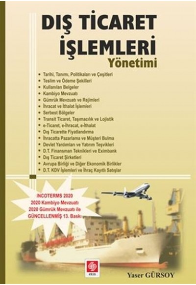 Dış Ticaret İşlemleri Yönetimi