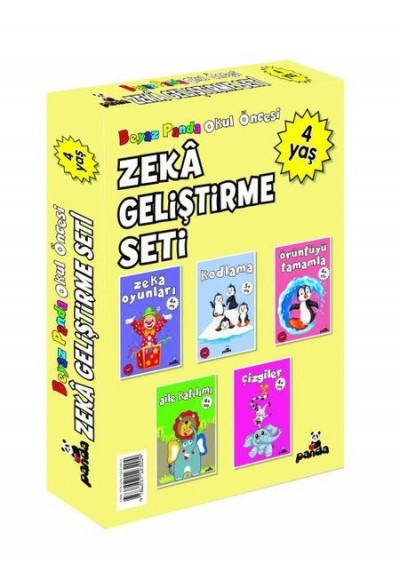 4 Yaş Zeka Geliştirme Seti - 5 Kitap Takım