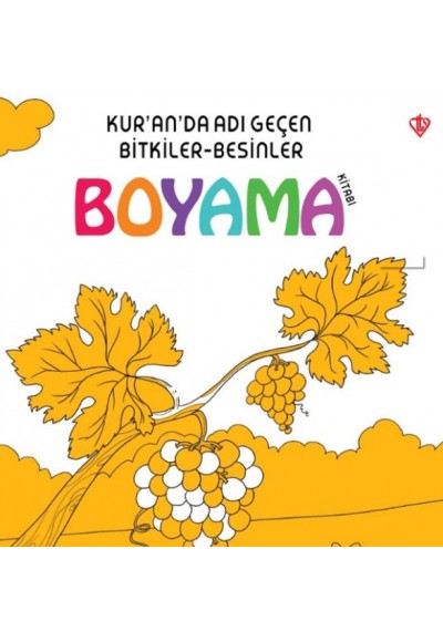 Kuranda Adı Geçen Bitkiler-Besinler - Boyama Kitabı