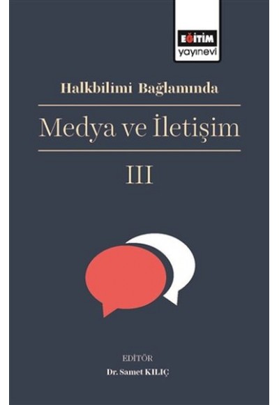 Halkbilimi Bağlamında Medya ve İletişim 2