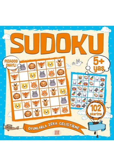 Çocuklar İçin Sudoku Çıkartmalı (5+ Yaş)