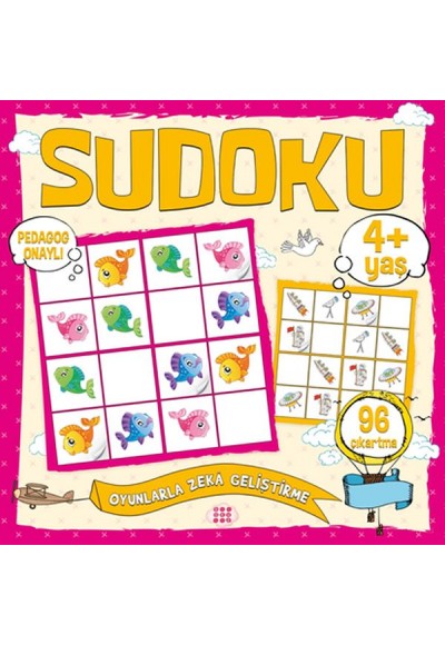 Çocuklar İçin Sudoku - Çıkartmalı (4+ Yaş)