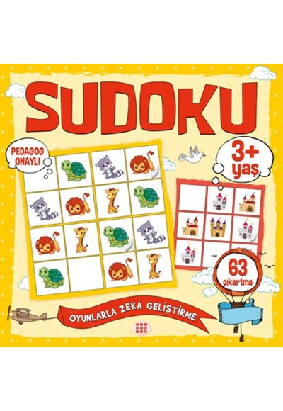 Çocuklar İçin Sudoku - Çıkartmalı (3+ Yaş)