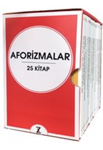 Aforizmalar Seti Kutulu (25 Kitap Takım)