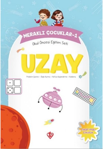 Meraklı Çocuklar 1 - Okul Öncesi Eğitim Seti Uzay