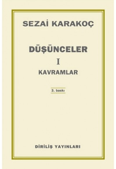 Düşünceler 1 - Kavramlar