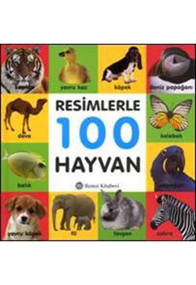 Resimlerle 100 Hayvan (Ciltli)