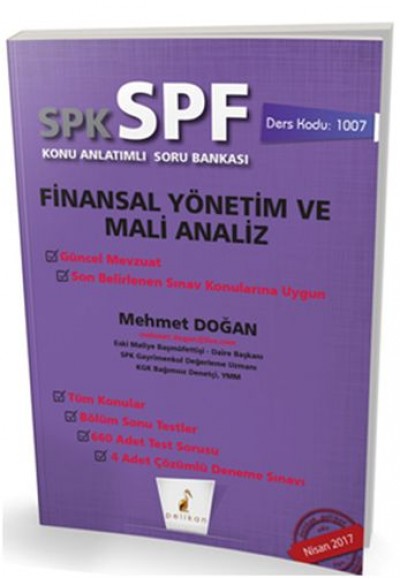 SPK-SPF Finansal Yönetim ve Mali Analiz Konu Anlatımlı Soru Bankası