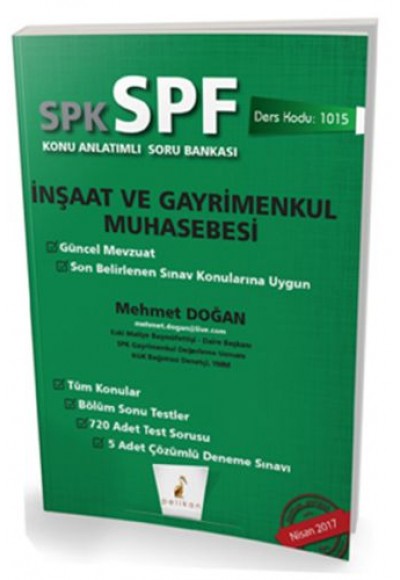 SPK-SPF İnşaat ve Gayrimenkul Muhasebesi Konu Anlatımlı Soru Bankası