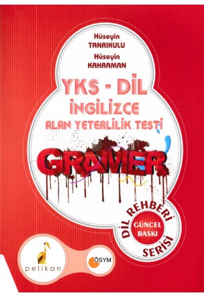 Pelikan YKSDİL İngilizce Alan Yeterlilik Testi Gramer Kitabı Dil Rehberi Serisi