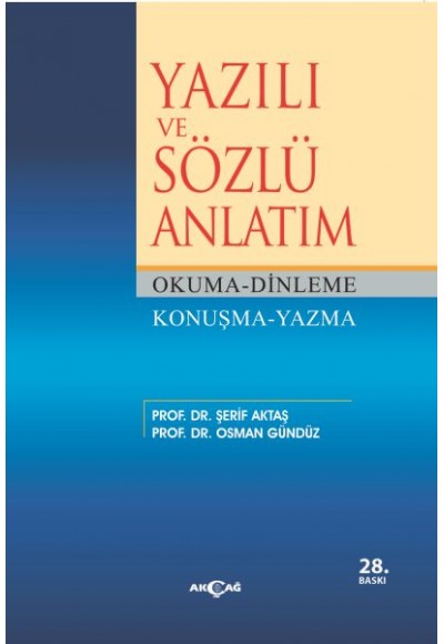 Yazılı ve Sözlü Anlatım