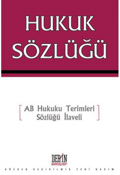 Hukuk Sözlüğü