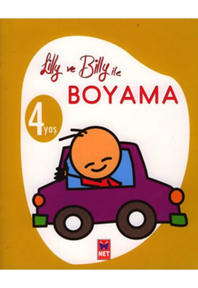 Lilly ve Billy ile Boyama-4 yaş