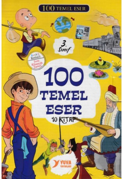 100 Temel Eser 3. Sınıflar İçin 10 Kitap Set