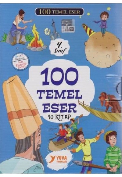 100 Temel Eser 4. Sınıflar İçin 10 Kitap Set