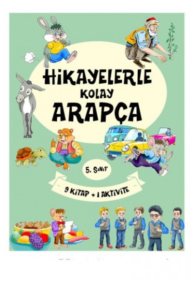 5. Sınıf Hikayelerle Kolay Arapça (9 Kitap + 2 Aktivite)