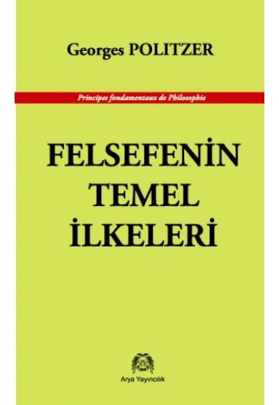 Felsefenin Temel İlkeleri