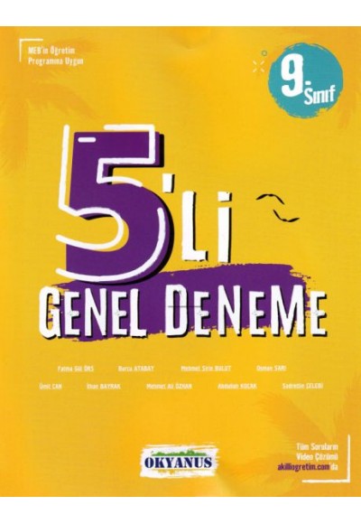 Okyanus 9. Sınıf 5'li Deneme (Yeni)