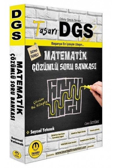 Tasarı 2021 DGS Matematik Sayısal Yetenek Çözümlü Soru Bankası