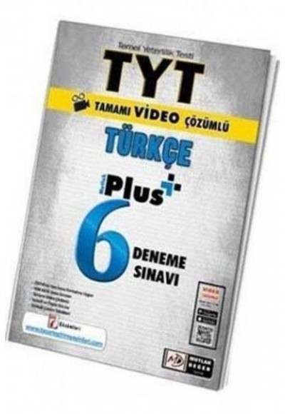 Tasarı TYT Türkçe 6 Plus Video Çözümlü Deneme