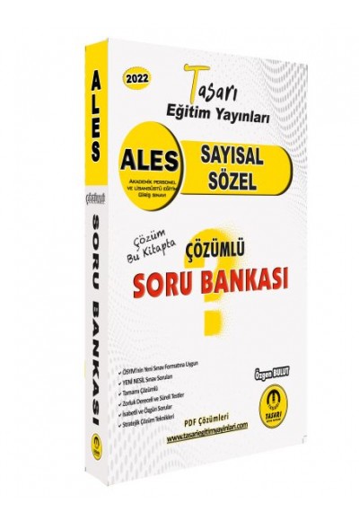 Tasarı Ales Sayısal-Sözel Çözümlü Soru Bankası